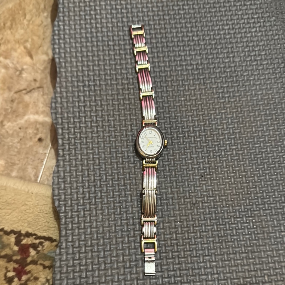 Charter Club Gold and Silver Like Two-Tone Watch